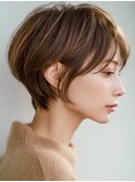 20代30代40代ナチュラル大人可愛ショートスタイル