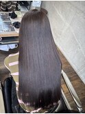 ブラウンカラー艶髪オシャレヘア