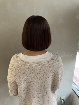 フェアリーテール 高坂店 ほどよい艶感で魅せる大人ナチュラルボブ