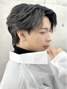 ロンドオム 池袋(Lond Homme) men's/メンズ/フェザーパーマ/ニュアンス/ダウンパーマ/黒染め