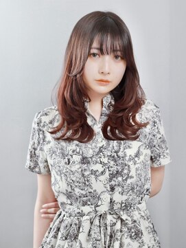 小型顔まわりカットサイドバングおくれ毛顔まわりレイヤー