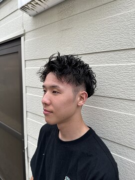 スウェル 船橋店(Swell) MEN’S HAIR/サーフカール/刈り上げセンターパート/船橋
