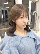 フォルテ 中田店&nbsp;くびれ巻きオリーブベージュ盛れる顔まわり