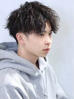 men's salon es. 新宿 メンズカット/メンズパーマ/メンズヘア【メンズサロン エス】&nbsp;ニュアンスパーマ/波巻きツイストスパイラル[新宿/メンズ/men's]