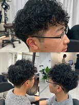 アフェクト 上大岡(affect) 刈り上げセンターパート/波巻きツイストスパイラル/上大岡