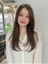コトンアトリエ 人形町(COTON atelier) イメチェン/ピンクベージュ/アンブレラカラー/前髪/人形町駅