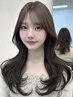 【垢抜け艶髪♪】カット+カラー+クイックTR ￥2200 /学割U24/レイヤー/韓国