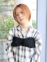 エムスラッシュ 本牧(M.SLASH)&nbsp;ハイトーンカラー/三毛猫カラー/金髪/マッシュショート/本牧