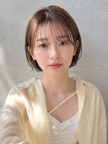 ノア(NOA)&nbsp;【NOA】韓国切りっぱなしボブシースルーバング髪質改善