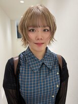 アイトーキョーエス 渋谷(AI TOKYO S)&nbsp;ウルフボブ/レイヤーボブ/ウルフカット/ミルクティーベージュ