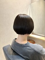 ネウィ 大分中央町店(newi)&nbsp;首元すっきり☆丸みシルエットの艶髪コンパクトミニボブ