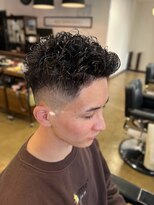 ワンワンオー バーバーショップ 博多店(@110 BARBER SHOP)&nbsp;ビジネス/フェード/濡れパン/バーバー/美容室/理容室/博多/眉毛