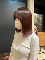 美容室エクストラアーツジャパン(X ARTS JAPAN) スタイリング簡単外ハネBob