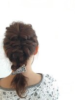 シエル ヘアーデザイン(Ciel Hairdesign)&nbsp;【Ciel】　可愛いが詰まった編みおろしスタイル