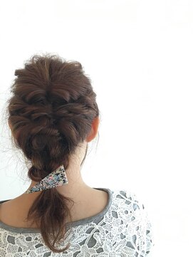 シエル ヘアーデザイン(Ciel Hairdesign) 【Ciel】 可愛いが詰まった編みおろしスタイル