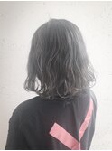 ダークグレージュカラーボブ/アッシュブラック/30代40代
