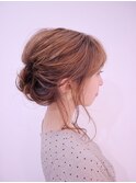 ヘアアレンジ×二次会ヘアセット