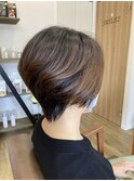 前下がりグラボブ ストレート