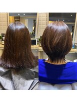 カミケンガレリア(kamiken. galleria)&nbsp;大人きれい首元すっきりツヤさら美髪ボブ【カミケンガレリア】