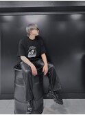 ホワイトカラー×ブリーチ×マッシュウルフ×シルバーカラー