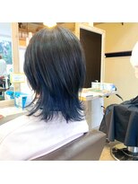 ヘア ロンドン カフェ(HAIR LONDON CAFE) ウルフカットとインナーカラー