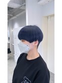 マッシュ×ネイビーブルー