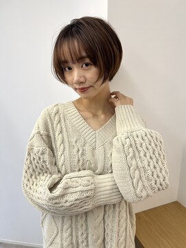 ルネ 北千住(Renee) レイヤーショート_レトロガーリー_ベージュカラー