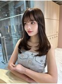 韓国 レイヤーカット くびれヘア 顔周り haruhi