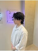 束感マッシュウルフ/アッシュブラック