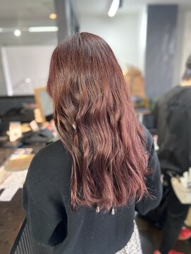 アローズ 久留米店(arose) 20代30代ブリーチなし大人可愛いゆるふわヌーディーカラー