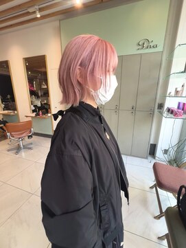 ディーナ(D'na) 【D'na×古屋】ピンクウルフカラー