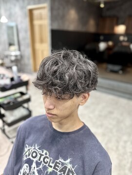 フォンド 津田沼(fond.) ベリーショート/ダークアッシュ/ニュアンスパーマ/韓国マッシュ