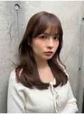 髪質改善＊顔回りレイヤーウェーブミディアム＊美髪【Zina川崎】