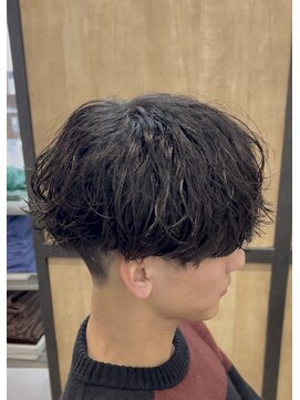 メンズギフト(men's GIFT) 刈り上げツーブロック波巻きスパイラルパーマメンズマッシュ