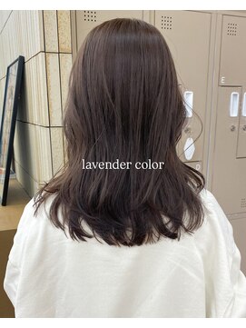 パークレーン アイス イヴェン(park lane ICI yeven) ラベンダーグレージュブリーチなし20代30代40代ダブルカラー小顔