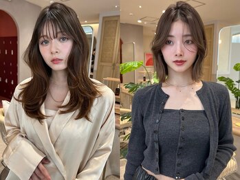 ジーナ 渋谷本店(Zina)の写真/【カット+ケアカラー+超音波クイックTR¥7900】大人のモテ髪ミディアム・ボブヘアこそ”Zina”で★［渋谷］