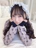 【6月限定】前髪/後れ毛カット+ケアカラー+3stepトリートメント　※指名不可
