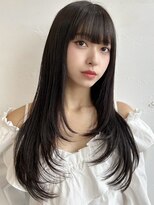 アリスバイアフロート 自由が丘(ALICe by AFLOAT) 〈藤間〉ハッシュカット/韓国レイヤー/レイヤーカット/暗髪