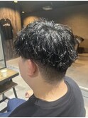 サーフカール/スパイキーショート/ブルーブラック/柏