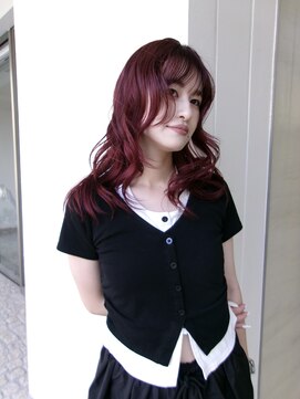 チクロヘアー(Ticro hair) @nkkn15 cassis  red