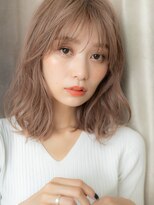 カバーヘア ブリス 上尾西口店(COVER HAIR bliss)&nbsp;□シルバーベージュアッシュエアリーミディアム810上尾20代30代