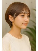 ［ショート/ボブ/ブリーチなしダブルカラー/ダブルカラー]