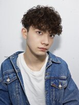 アーリー(Ali'i)&nbsp;プードルパーマアップバングショートナチュラルブラウン