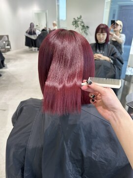 ワンカラー/ブリーチカラー/髪質改善/ハイトーンカラー