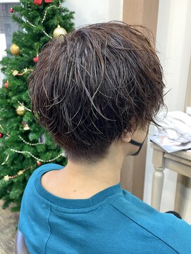 クラゲヘアー/小顔/ココアベージュ/オリーブグレー/中村