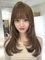 ヨロ 上野(YOLO) ハイライトカラーミルクティーベージュケアブリーチダブルカラー