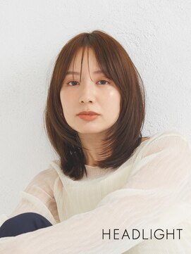 ソーエン バイ ヘッドライト 函館店(soen by HEADLIGHT) #ミディアム#小顔似合わせレイヤー#前髪あり#イメチェン#韓国