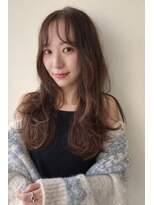 ペスカケイクリエイティブ(PESCA K-CREATIVE) イメチェン大人可愛い透け感レイヤー×チェスナッツブラウン