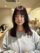 キュー(que)&nbsp;フェイスレイヤー　レッドブラウン