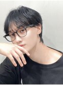 ［香摘］【シースルーマッシュウルフ】メンズヘアスタイル